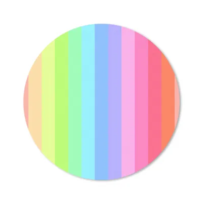 Produktbild von MuchoWow® Mauspad Mousepad Regenbogen - Muster - Pastell 40x40 cm - Mousepads - Maus Mat - Pad - Mausunterlage - Schreibtisch Accessoires