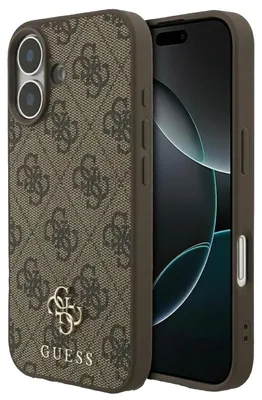Produktbild von Guess 4G MagSafe Hülle für iPhone 17 - Braun KP38552