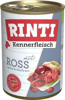 Obrázok produktu pre RINTI Kennerfleisch Horse - mokré krmivo pre psov - 400 g
