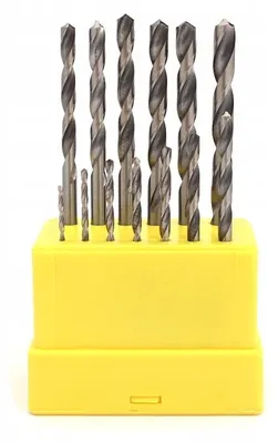 Produktbild von Kotarbau Bohrer-Set für Metall, Holz, Stahl, geschliffen, 13-teilig