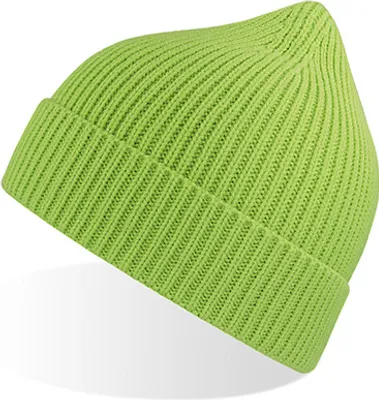 Produktbild von Atlantis ANDB | Andy Beanie es recyceltes Polyester Wintermütze - Farbe: Acid Green - Größe: One Size