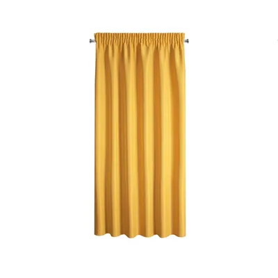 Zdjęcie produktu dla Eurofirany 404678, Przezroczysty, Żółty, Monochromatyczny, Poliester, Wiszący hak, 140 g/m²