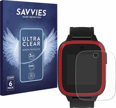 Produktbild von 6x Für Xplora Let's Go Schutzfolie Savvies Displayschutz Display Schutz Folie Klar Transparent