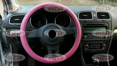 Produktbild von Lenkradbezug in Kunstleder (Rosa)