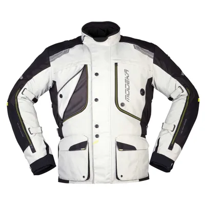 Produktbild von Modeka Aeris Motorrad Textiljacke, hellgrau/schwarz, L