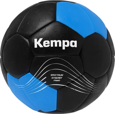 Produktbild von Kempa Handball Spectrum Synergy Primo | hochwertiger Spiel- und Trainingsball, Farbe:schwarz / sweden blau, Ballgröße:2