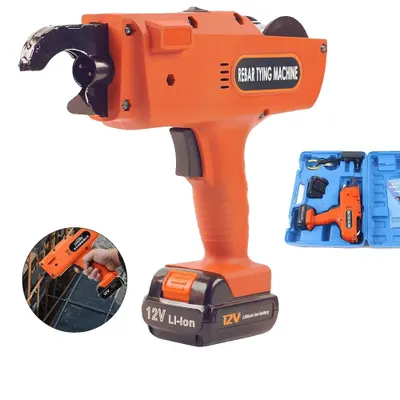 Image de Machine portable à ligaturer les armatures, batterie 12V 4500mAh, ligature rapide des fils, 275 mm * 65 mm * 240 mm