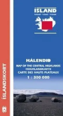 Produktbild von Island 1 : 300 000. Hochlandkarte