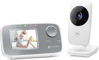 Obrázek produktu pro Motorola VM482 Baby-Videoüberwachung 300 m FHSS Silber - Weiß (505537471011)
