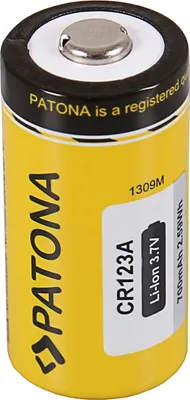 Produktbild von PATONA Akku CR123A 16340 Zelle Li-Ion 3,7V 700mAh
