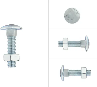 Produktbild von Schlossschrauben Verzinkt M10 x 40 mm - 100 Stück