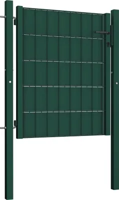Immagine prodotto di Cancello per Recinzione in PVC e Acciaio 100x100 cm Verde