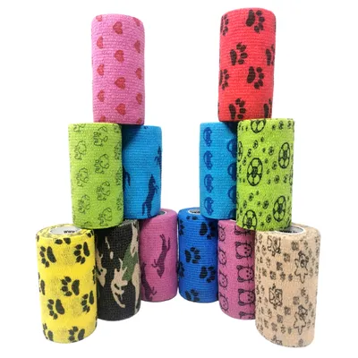 Produktbild von LisaCare selbsthaftende Bandagen 10cmx4,5m - Motiv-Mix - 12 Rollen Pflaster