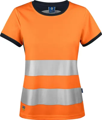 Produktbild von Projob 6012 DAMEN T-SHIRT EN ISO 20471 KLASSE 2