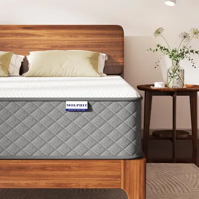 Image de Matelas 80x190 cm - Matelas à ressorts ensachés - Matelas ergonomique - Matelas en mousse à mémoire de forme - Matelas à 7 zones - Épaisseur : 25 cm