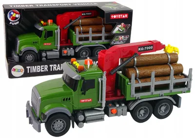 Produktbild von Lkw-Auto-Kran Beim Transport Von Holzballen Sound