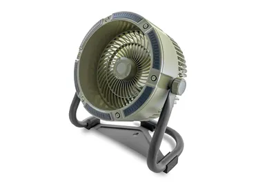 Der Unold Tischventilator Outdoor ist ein tragbarer elektrischer Ventilator im Industriestil mit run