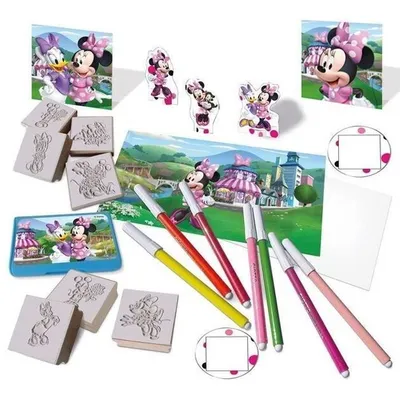 Image de Multiprint Minnie Mouse, Set de tampons pour enfants, 3 ans, Non-toxique, Multicolore