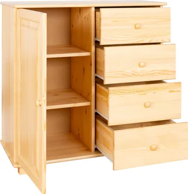 Produktbild von Kommode Massivholz 050 - 100 x 100 x 47 cm (H x B x T)