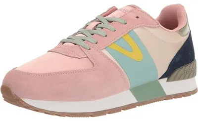 Productafbeelding van Tretorn Loyola dames sneakers, vetersluiting, koraalrood, maat 39 EU