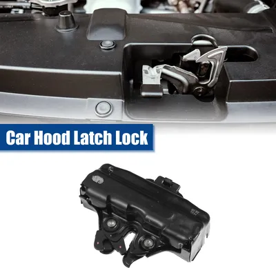 Image de Voiture Capot Loquet Serrure Assemblage pour Toyota Tundra - 1 pcs Noir