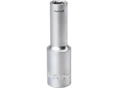 Imagen del producto de Adaptador para llave de impacto Fortum (4700510). Adaptador para llave de impacto, alargado, 1/2", 10 mm, longitud 77 mm, acero 61CrV5