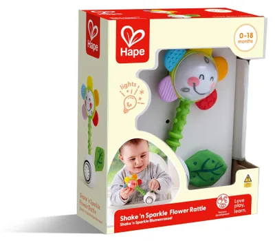 Immagine prodotto di Hape Sonaglio Shake 'n Sparkle Fiore