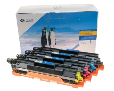Zdjęcie produktu dla G&G 1TTN247, Czarny, Cyjan, Purpurowy, Żółty, 4 szt.
