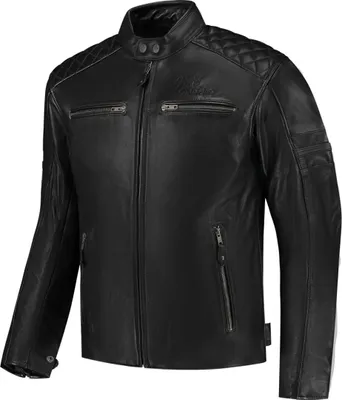 Produktbild von Rusty Stitches Super Jari V2 Motorrad Lederjacke, schwarz, 8XL
