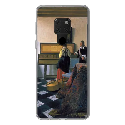 Produktbild von MuchoWow® Handyhülle Schutzhülle Hülle für Huawei P40 Lite Die Musikstunde - Johannes Vermeer Silikon Softcase Handy Hülle - Handy