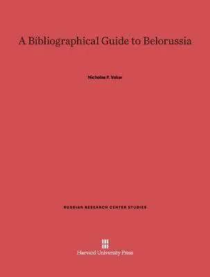 Produktbild von A Bibliographical Guide to Belorussia