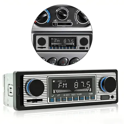 Produktbild von Auto MP3 Autoradio 12V Bluetooth Freisprecheinrichtung USB AUX FM Radio 87,5–108MHz mit Fernbedienung für Fahrzeug