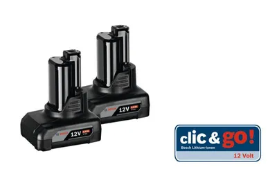 Produktbild von Bosch Akku GBA 12 Volt / 2x 4,0 Ah O-B Professional - 1600Z00045