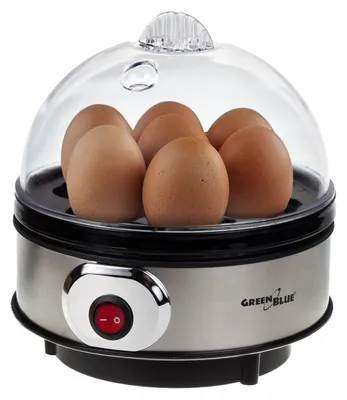 Productafbeelding van Eierkoker automatisch - 400 W - Tot 7 eieren - Zacht, medium en hard - Compact - Automatische uitschakeling