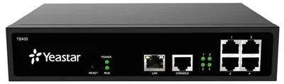 Produktbild von Yeastar 4*BRI ports, G.711, G.722, G.726, G.729A, UDP, TCP, TLS, SRTP, SIP (RFC3261), 10,100 Mbit/s, IEEE 802.3, IEEE 802.3u, DTMF