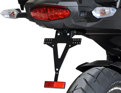 Image de ZIEGER Classic Complete Support de plaque d'immatriculation compatible avec Kawasaki Versys 1000 BJ 2012-16