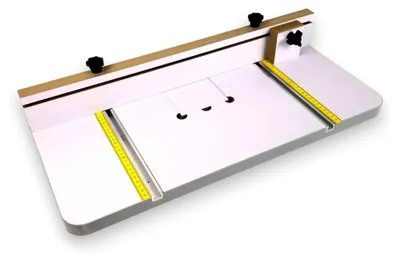 Produktbild von Bohrtisch mit Führung und Profilen 605 x 300 x 25 mm