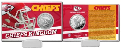 Produktbild von Kansas City Chiefs Team History Silver Coin Card