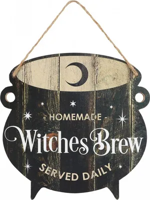 Produktbild von Witches Brew Hexenkessel Hängeschild