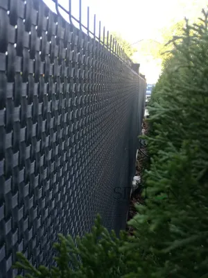 Produktbild von Sellon24® Balkonverkleidung Sichtschutz Balkonsichtschutz Polyrattan Balkonbespannung Schichtschutzmatte Windschutz Rattan Zaunblende anthrazit RD03 100 cm hoch