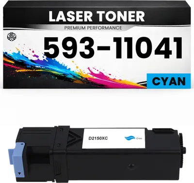 Produktbild von Toner kits kompatibel für Dell 593-11041 2150/2150CDN/2150CN/2155/2155CDN/2155CN in Cyan