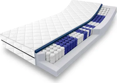 Produktbild von 7 Zonen Taschenfederkernmatratze Sleezzz Superior 100 x 200 cm, Höhe 18 cm, Härtegrad H3