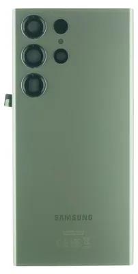 Produktbild von Samsung Galaxy S23 Ultra (SM-S918B) Original Backcover + Kameraglas + Kleber, grün