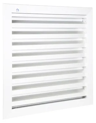 Image de Grille de ventilation 200x200mm aluminium blanc RAL9010 - RENSON - 411226