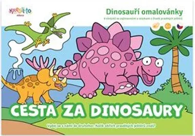 Obrázok produktu pre Dinosaurie omaľovánky - Cesta za dinosaurami