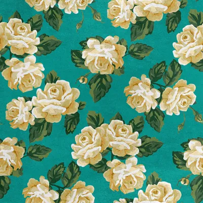 Immagine prodotto di Tessuto velluto Royal in poliestere per cucito - Motivo rose 2