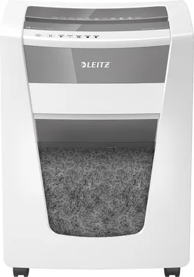 Produktbild von Leitz 80040000, Mikrogeschnittene Zerkleinerung, 23 cm, 2 x 5 mm, 30 l, 350 Blätter, 55 dB