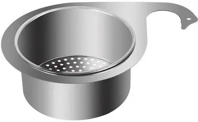 Produktbild von Edelstahl-Siebkorb für Küchenabfall, Abflussfilter, Hängefilterkorb