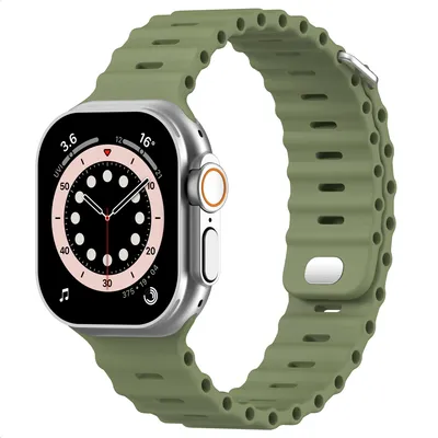 Imagen del producto de Pulsera Accezz para Apple Watch | 44/45/46/49 mm - Color caqui