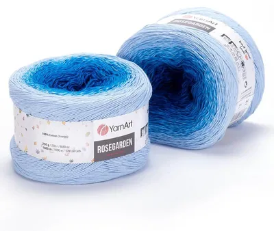 Produktbild von Yarn Art Rose Garden 316 Light Blue Strickgarn